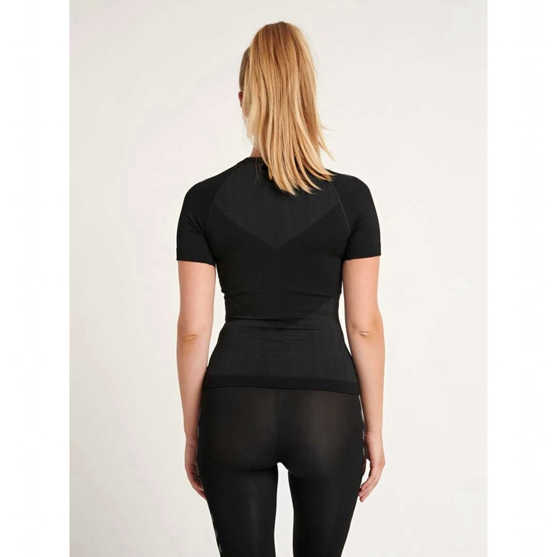 Hummel First Seamless S/S W Trikot Damen Schwarz | 438987-249