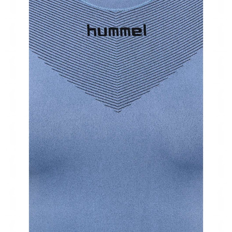 Hummel First Seamless S/S W Trikot Damen Blau | 063725-482