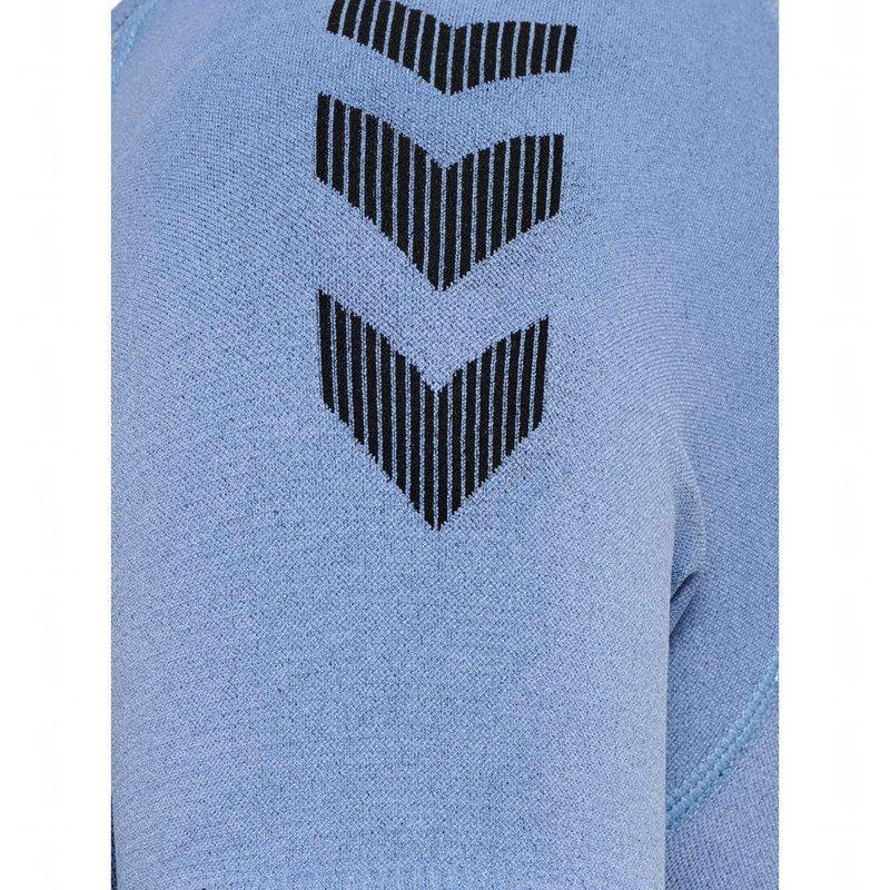 Hummel First Seamless S/S W Trikot Damen Blau | 063725-482