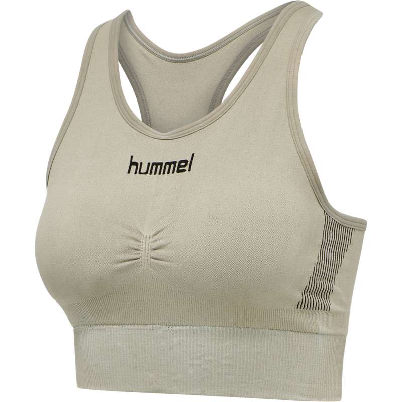 Hummel First Seamless Sport BH Damen Grau | 332823-062