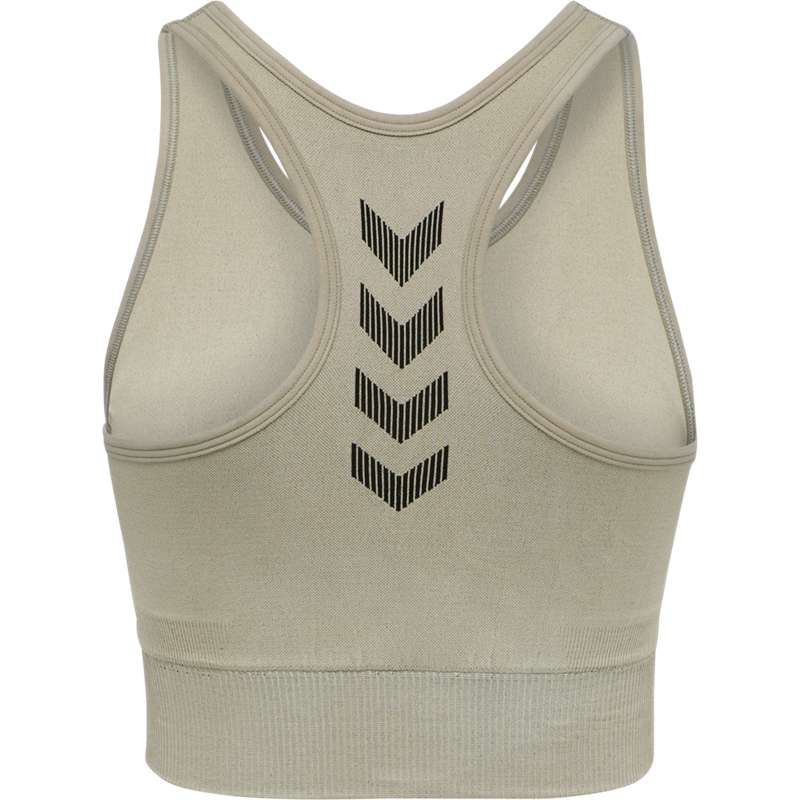 Hummel First Seamless Sport BH Damen Grau | 332823-062