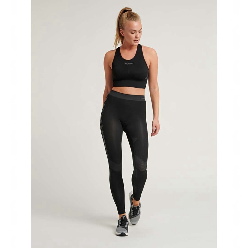 Hummel First Seamless Strumpfhose Damen Schwarz | 523563-314