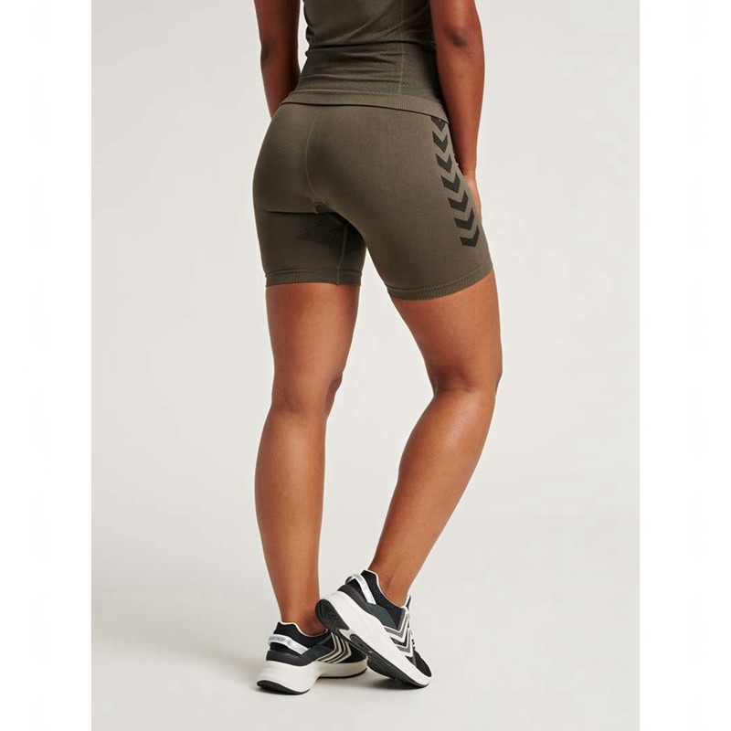 Hummel First Seamless Tr Sht Tigh W Jacken Damen Grün | 500514-040