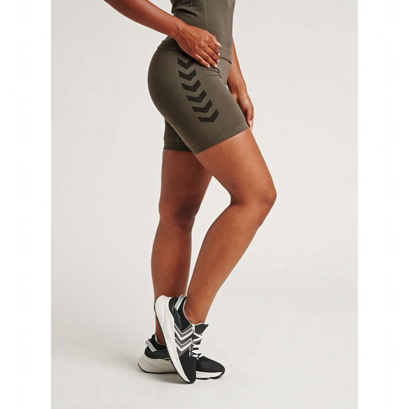 Hummel First Seamless Tr Sht Tigh W Jacken Damen Grün | 500514-040