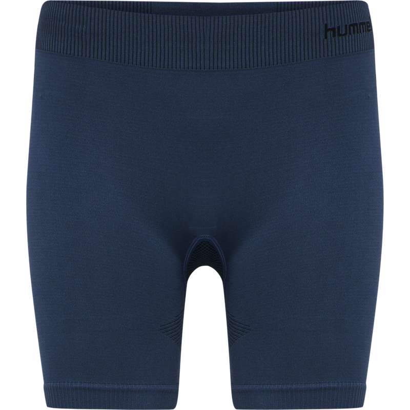 Hummel First Seamless Tr Sht Tigh W Kurze Hose Damen Navy | 332393-371