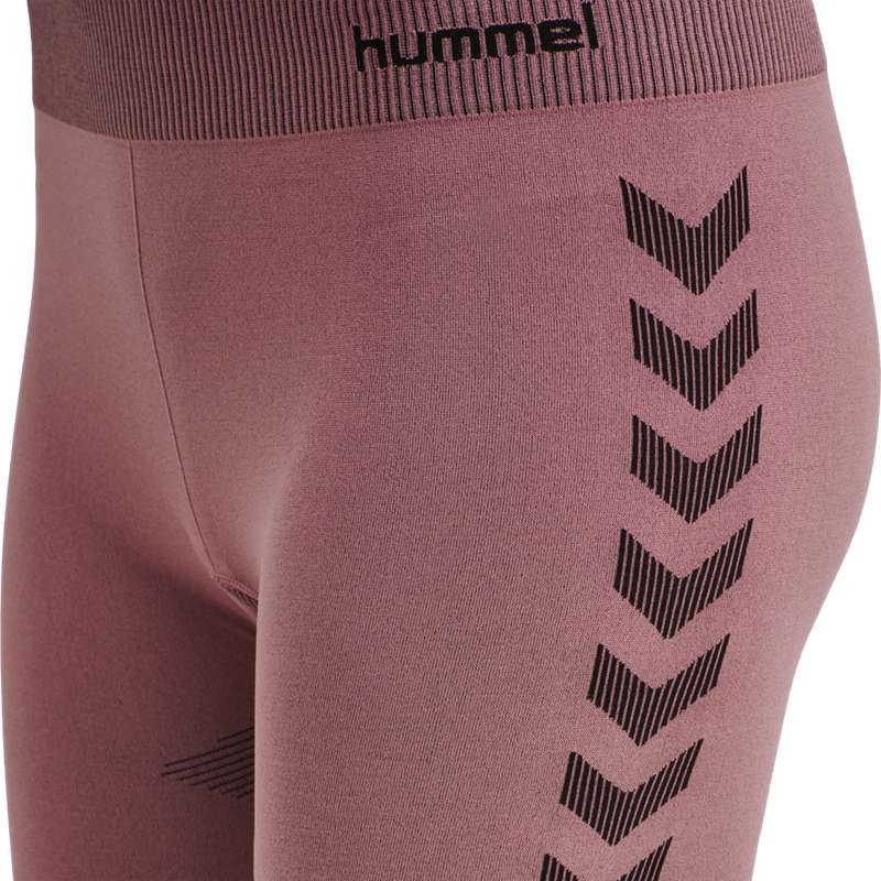 Hummel First Seamless Tr Sht Tigh W Kurze Hose Damen Rosa | 240231-180