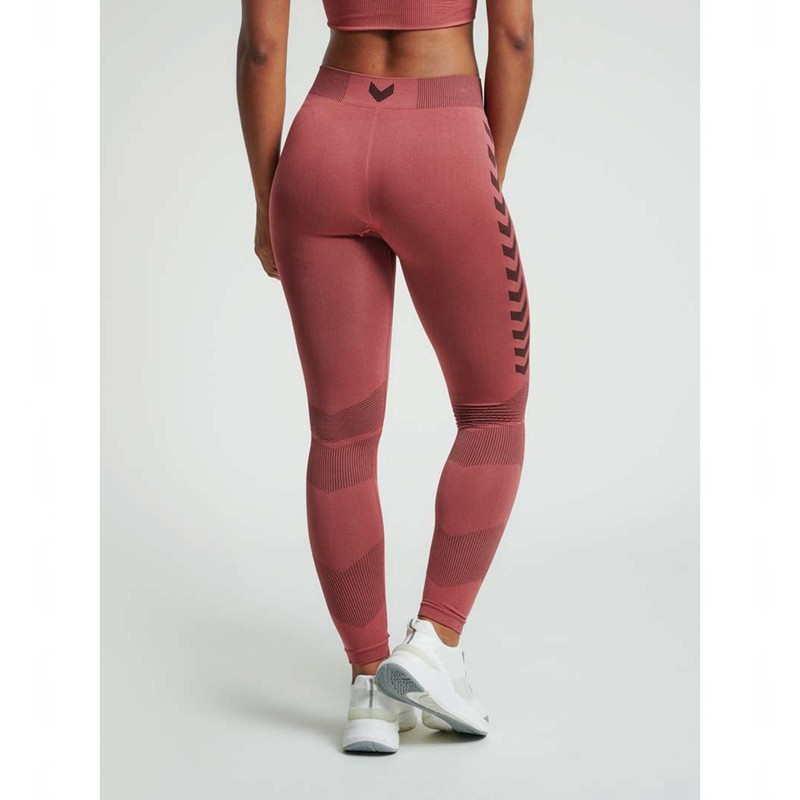 Hummel First Seamless Tr W Strumpfhose Damen Rot | 072227-849