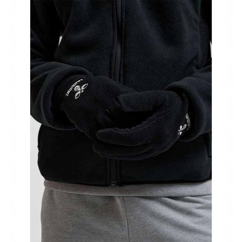 Hummel Fleece Handschuhe Herren Schwarz | 289165-855