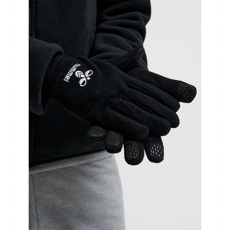 Hummel Fleece Handschuhe Herren Schwarz | 289165-855