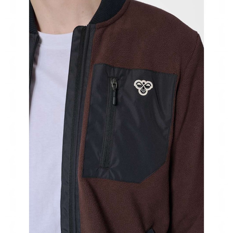 Hummel Fleece Zip Bee Jacken Damen Bordeaux | 482299-811
