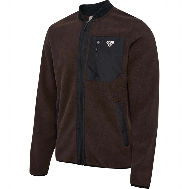 Hummel Fleece Zip Bee Jacken Damen Bordeaux | 482299-811