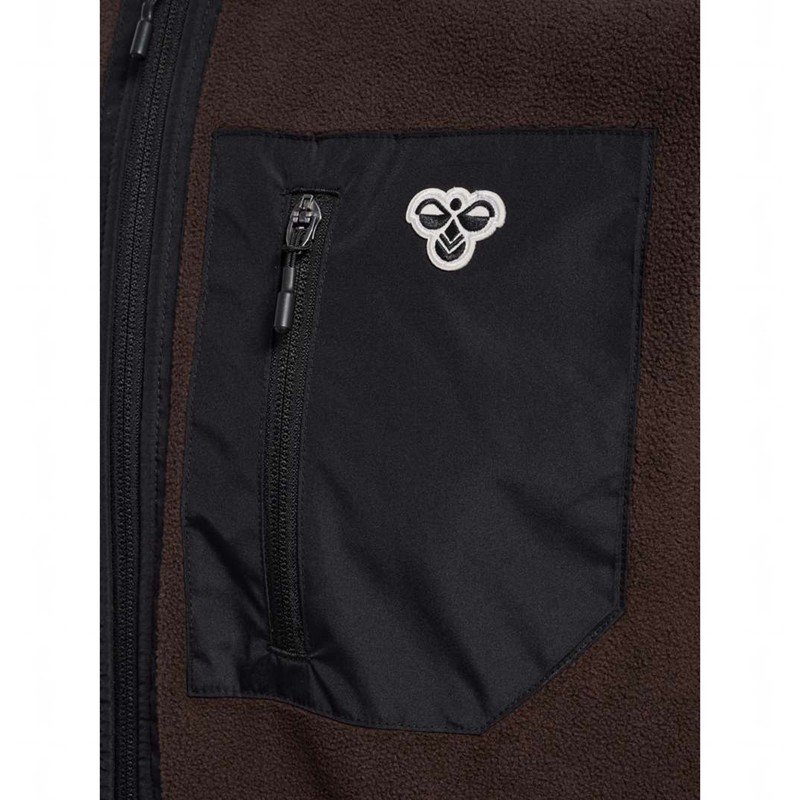 Hummel Fleece Zip Bee Jacken Herren Schokolade | 543715-117