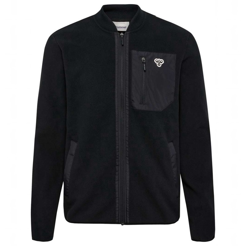 Hummel Fleece Zip Bee T-shirts Herren Schwarz | 707399-486