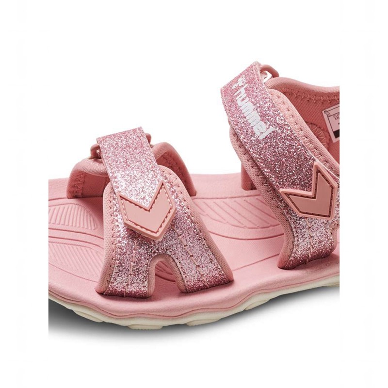 Hummel Glitter Jr Sandalen Kinder Rosa | 256240-636
