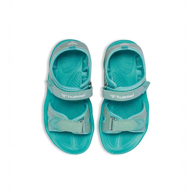 Hummel Glitter Jr Sneakers Kinder Blau | 273517-359