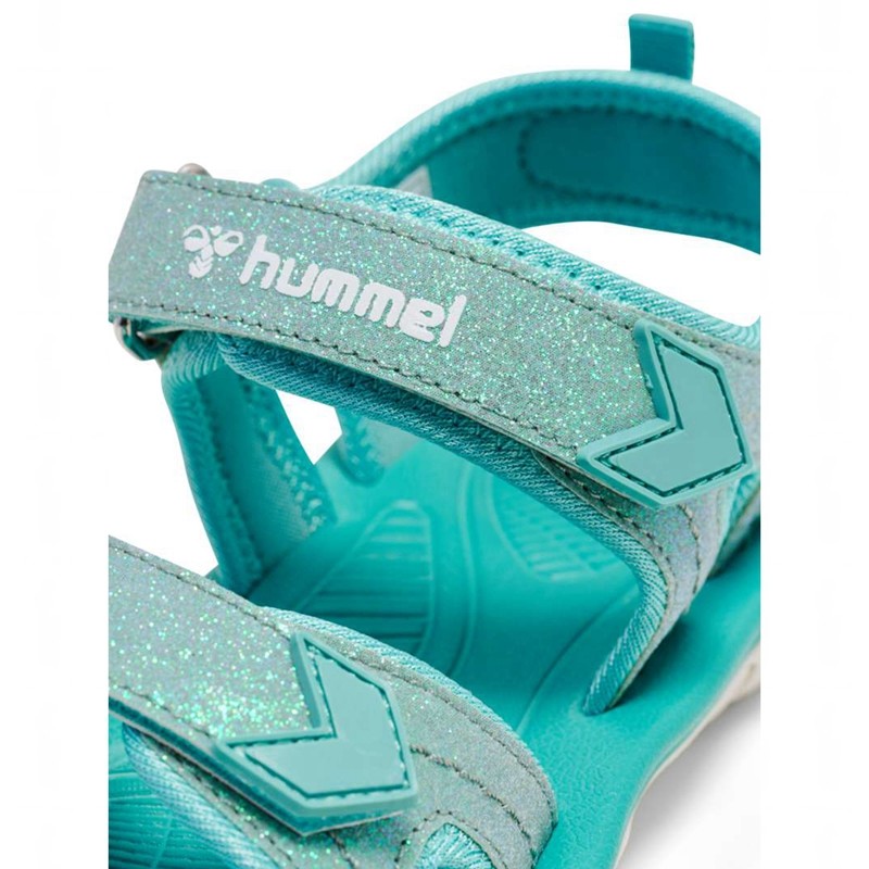 Hummel Glitter Jr Sneakers Kinder Blau | 273517-359