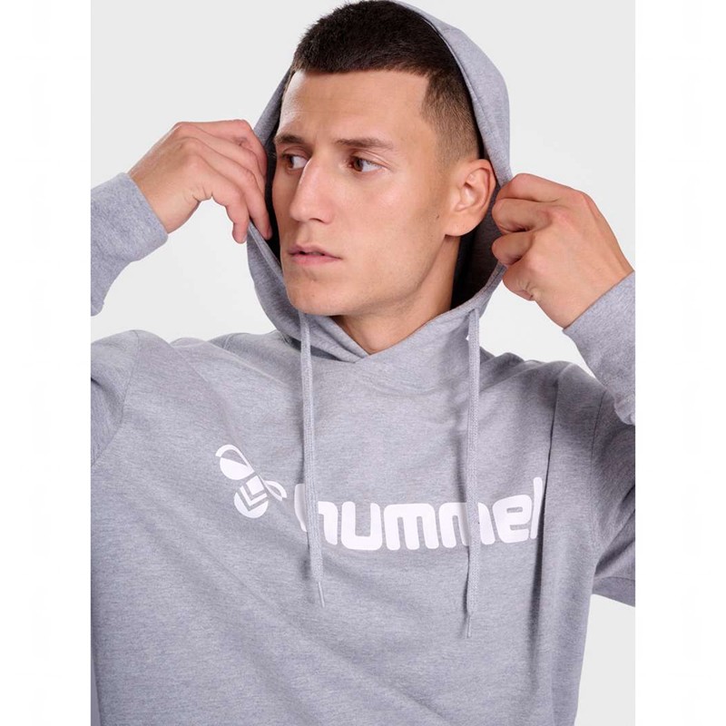 Hummel Go 2.0 Logo Hoodie Herren Grau | 338927-399