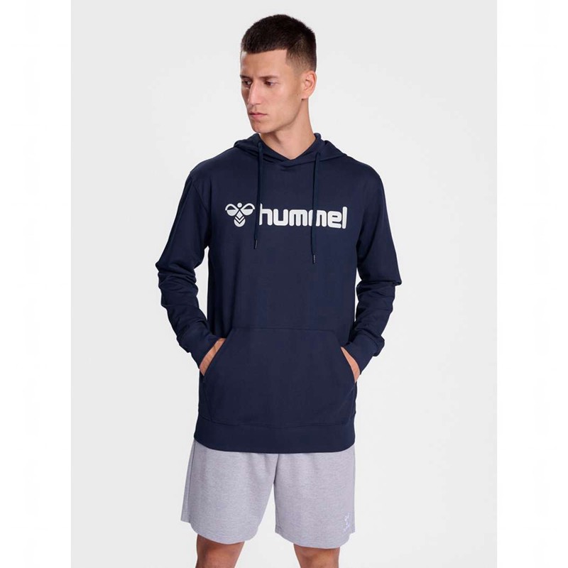 Hummel Go 2.0 Logo Hoodie Herren Navy | 230549-606