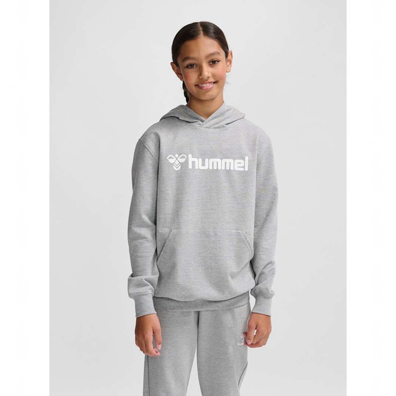 Hummel Go 2.0 Logo Hoodie Kinder Grau | 450375-960