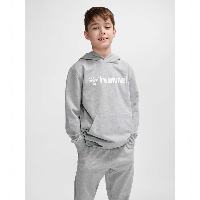 Hummel Go 2.0 Logo Hoodie Kinder Grau | 450375-960