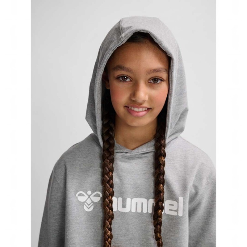 Hummel Go 2.0 Logo Hoodie Kinder Grau | 450375-960