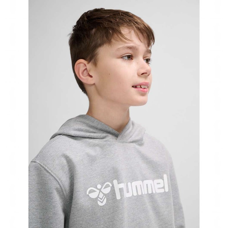 Hummel Go 2.0 Logo Hoodie Kinder Grau | 450375-960