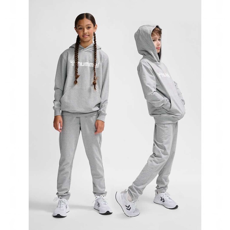 Hummel Go 2.0 Logo Hoodie Kinder Grau | 450375-960