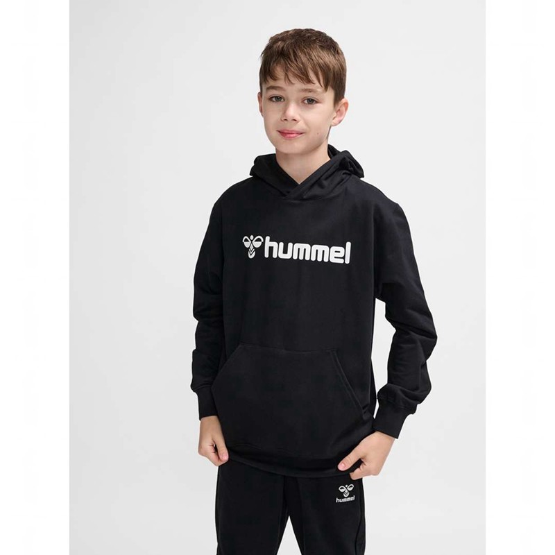Hummel Go 2.0 Logo Hoodie Kinder Schwarz | 163943-504