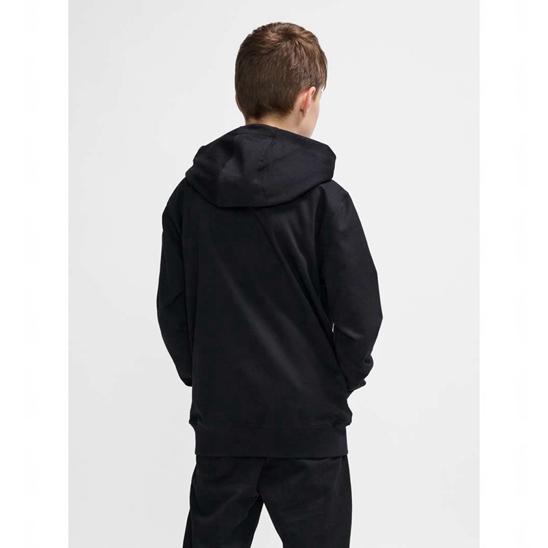 Hummel Go 2.0 Logo Hoodie Kinder Schwarz | 163943-504