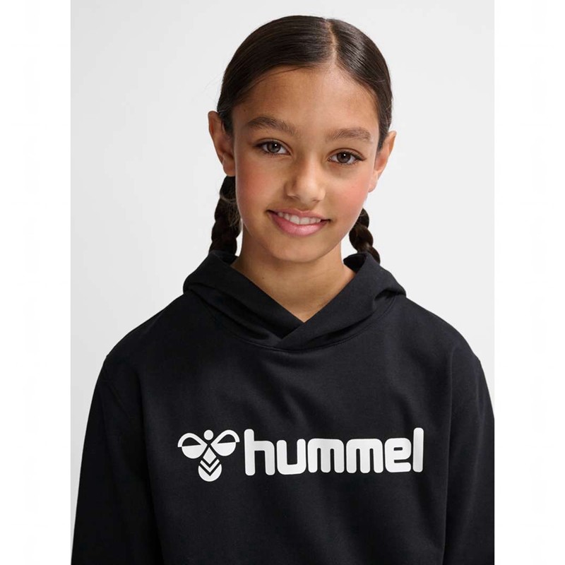 Hummel Go 2.0 Logo Hoodie Kinder Schwarz | 163943-504