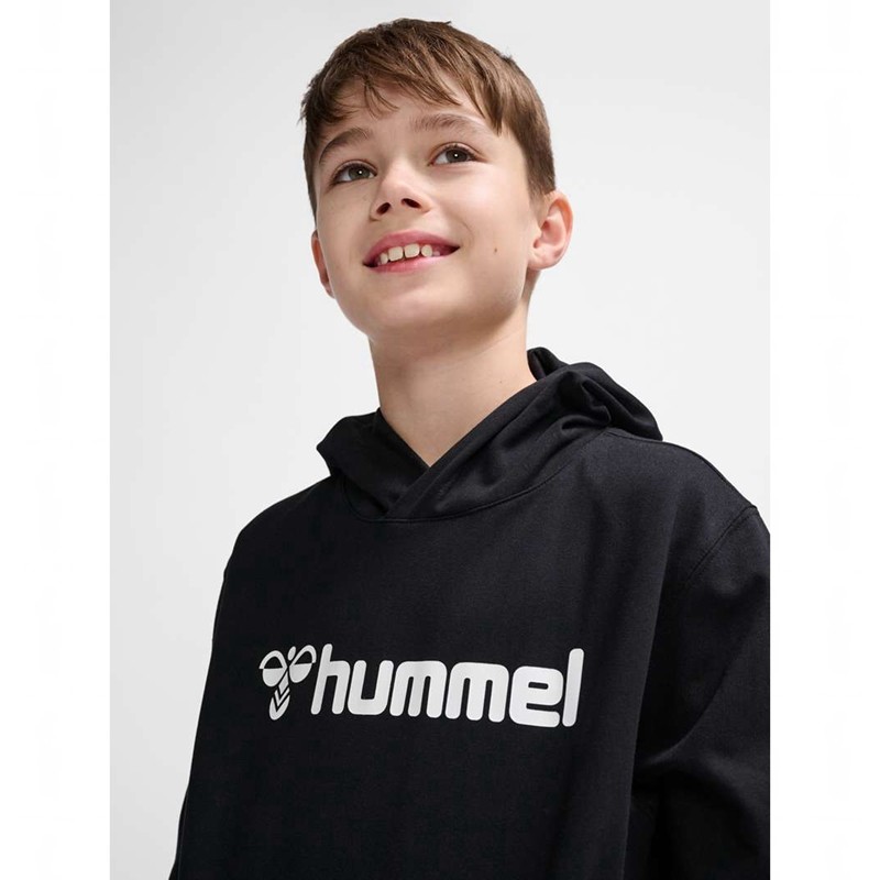 Hummel Go 2.0 Logo Hoodie Kinder Schwarz | 163943-504