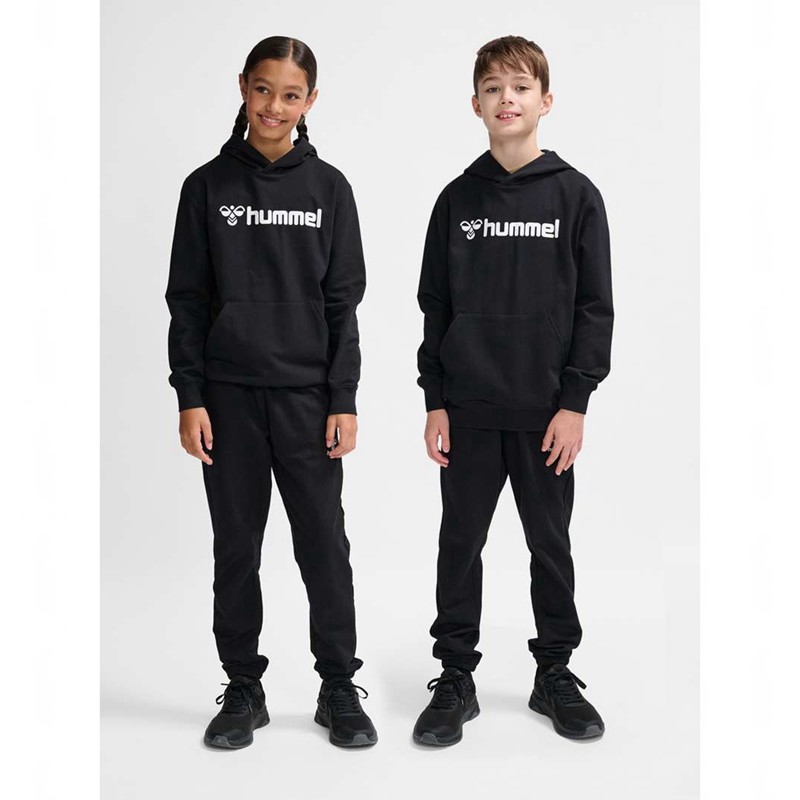 Hummel Go 2.0 Logo Hoodie Kinder Schwarz | 163943-504