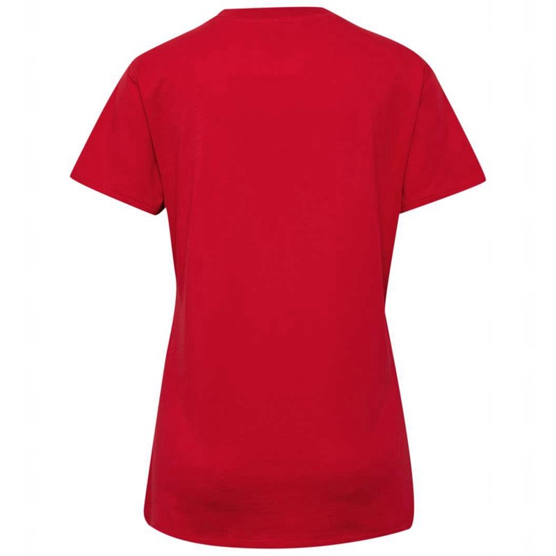 Hummel Go 2.0 Logo S/S Hallenschuhe Damen Rot | 308927-108