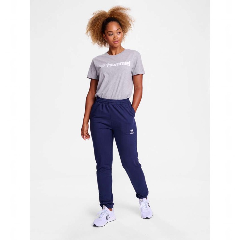 Hummel Go 2.0 Logo S/S T-shirts Damen Grau | 965403-849