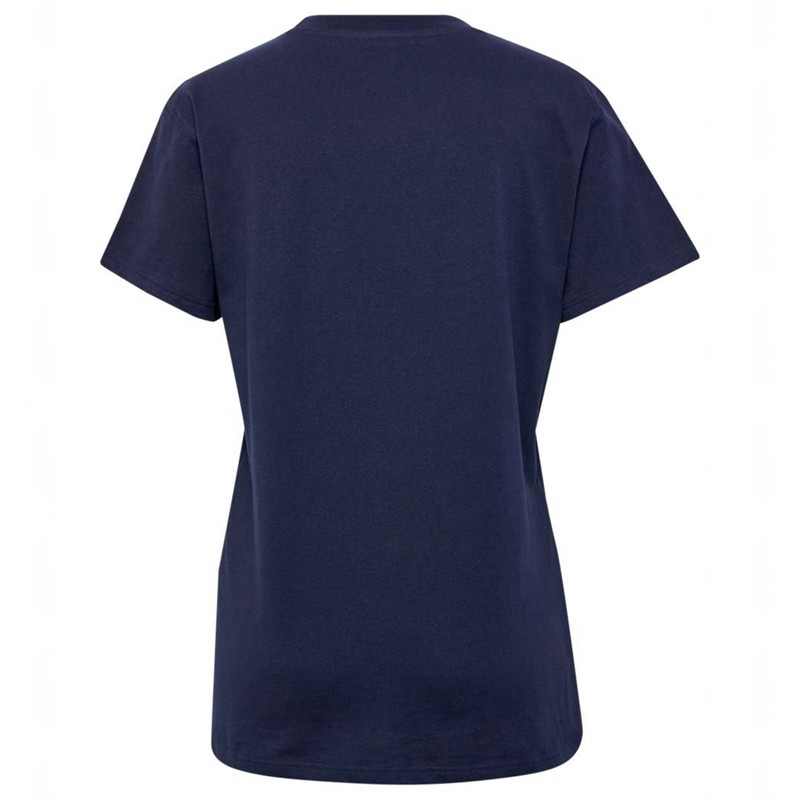 Hummel Go 2.0 Logo S/S T-shirts Damen Navy | 228877-887