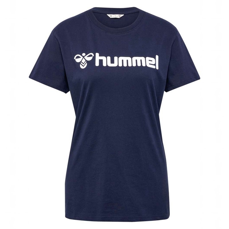 Hummel Go 2.0 Logo S/S T-shirts Damen Navy | 228877-887