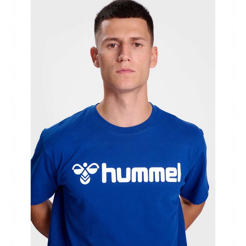 Hummel Go 2.0 Logo S/S T-shirts Herren Blau | 884314-348