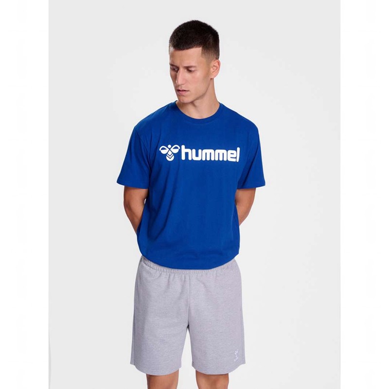 Hummel Go 2.0 Logo S/S T-shirts Herren Blau | 884314-348