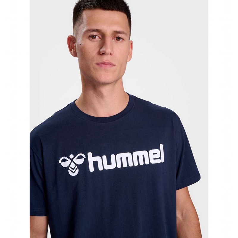 Hummel Go 2.0 Logo S/S T-shirts Herren Navy | 232312-507