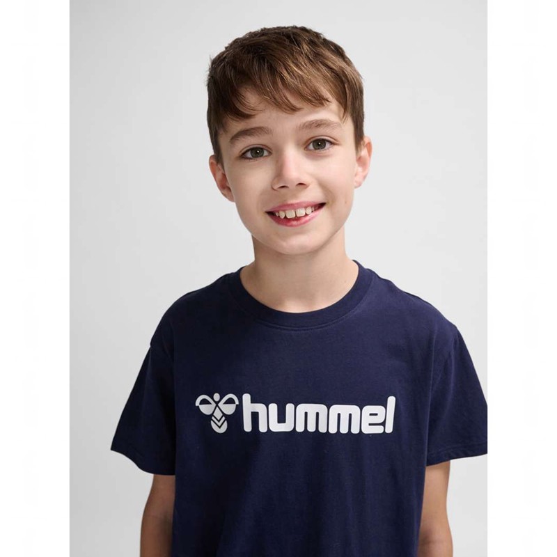 Hummel Go 2.0 Logo S/S T-shirts Kinder Navy | 898404-430