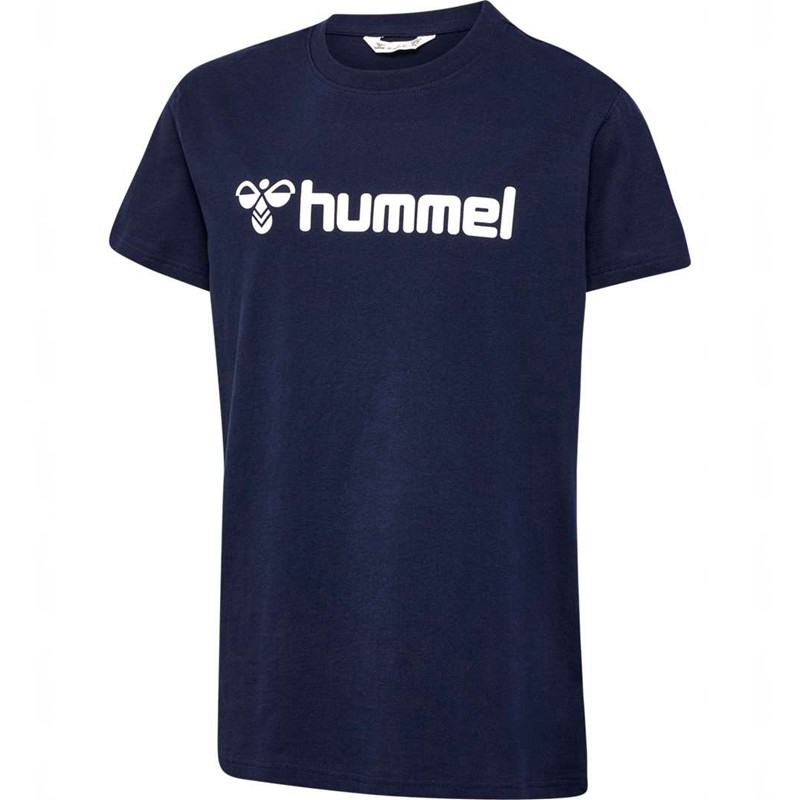 Hummel Go 2.0 Logo S/S T-shirts Kinder Navy | 898404-430