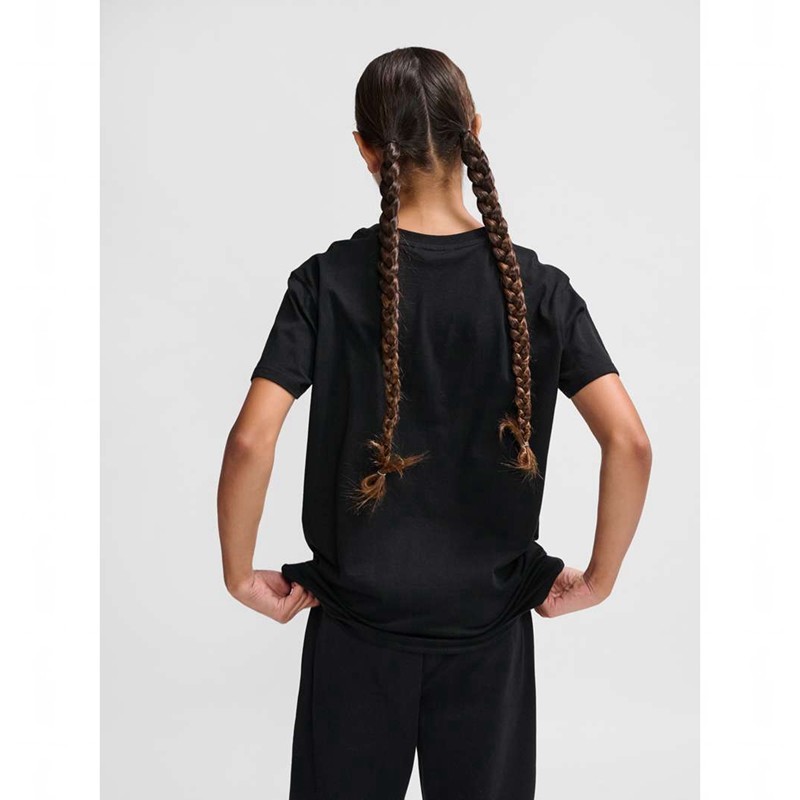 Hummel Go 2.0 Logo S/S T-shirts Kinder Schwarz | 252565-748