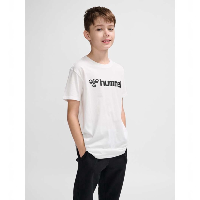 Hummel Go 2.0 Logo S/S T-shirts Kinder Weiß | 562548-236