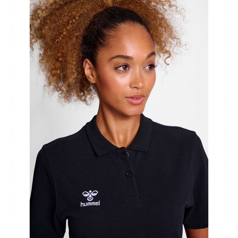 Hummel Go 2.0 Polo T-shirts Damen Schwarz | 020226-097
