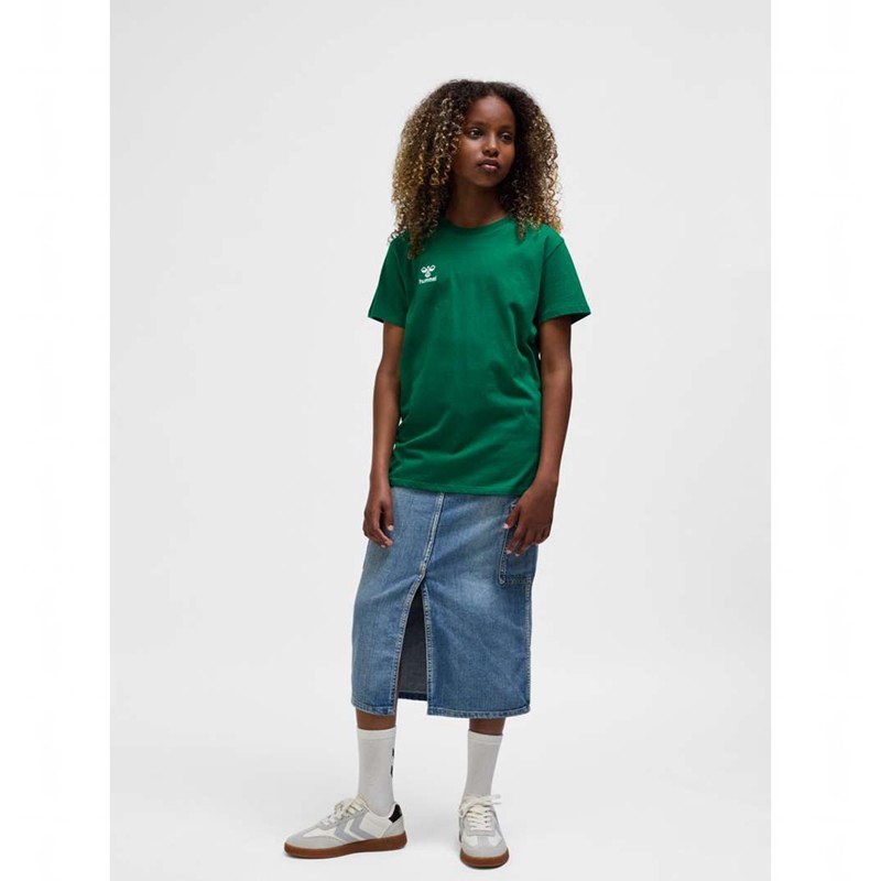 Hummel Go 2.0 S/S Sweatshirt Kinder Grün | 237799-251