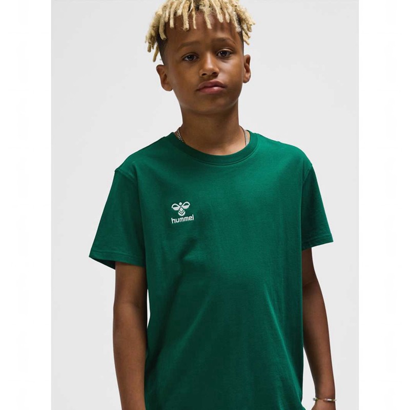 Hummel Go 2.0 S/S Sweatshirt Kinder Grün | 237799-251