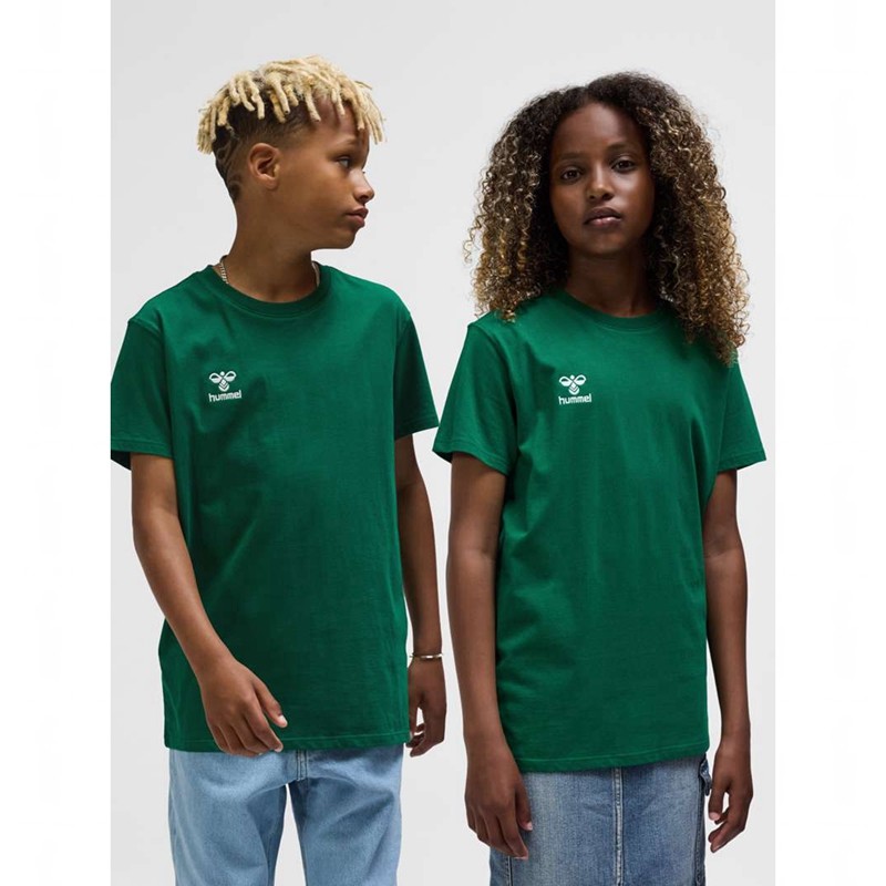 Hummel Go 2.0 S/S Sweatshirt Kinder Grün | 237799-251