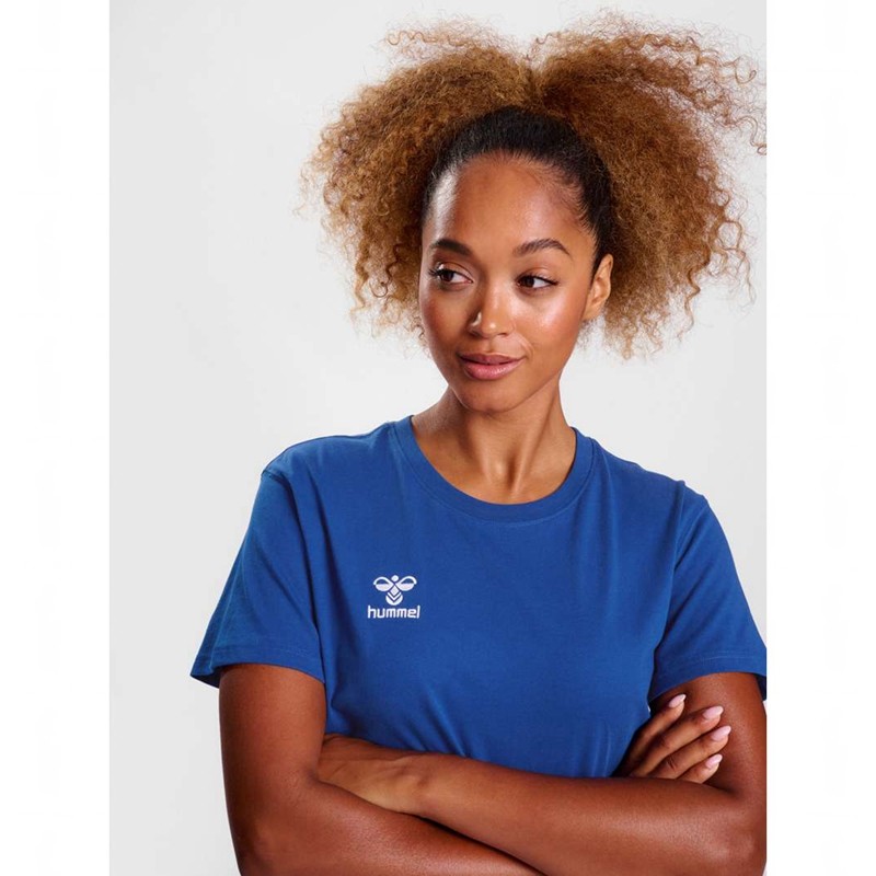 Hummel Go 2.0 S/S T-shirts Damen Blau | 506880-209