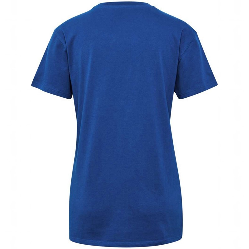 Hummel Go 2.0 S/S T-shirts Damen Blau | 506880-209