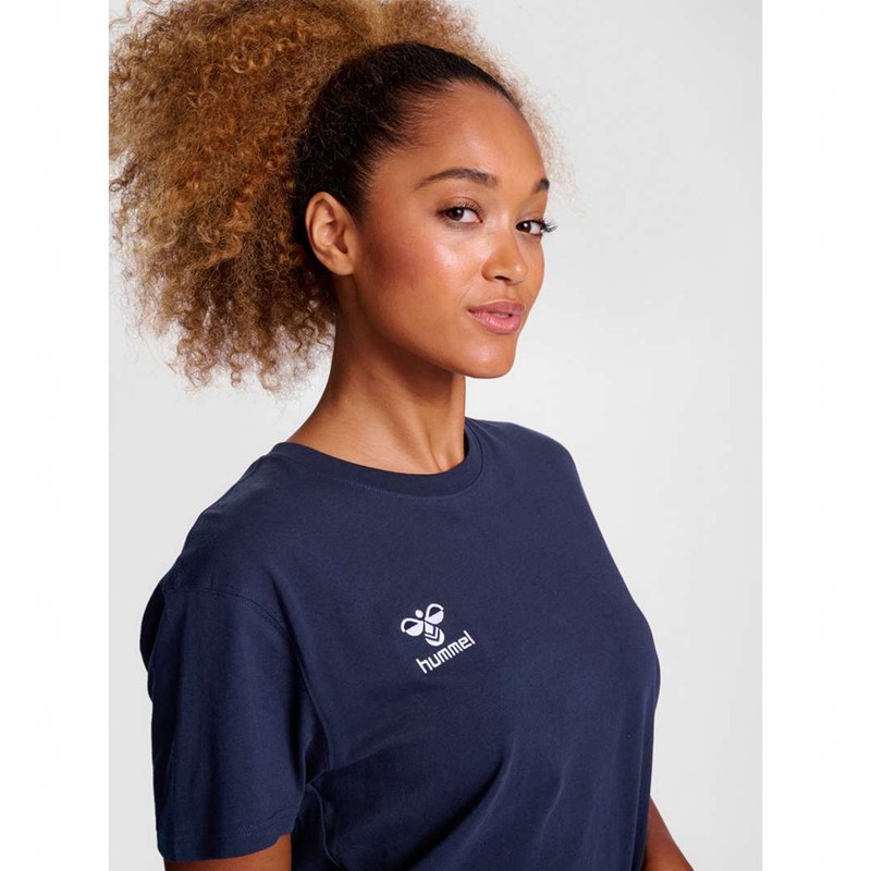Hummel Go 2.0 S/S T-shirts Damen Navy | 753060-510